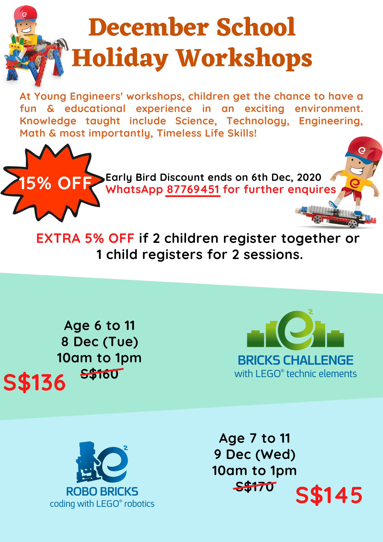 Dec_Holiday Workshops_Jurong East December Holiday Workshops by Young Engineers Singapore