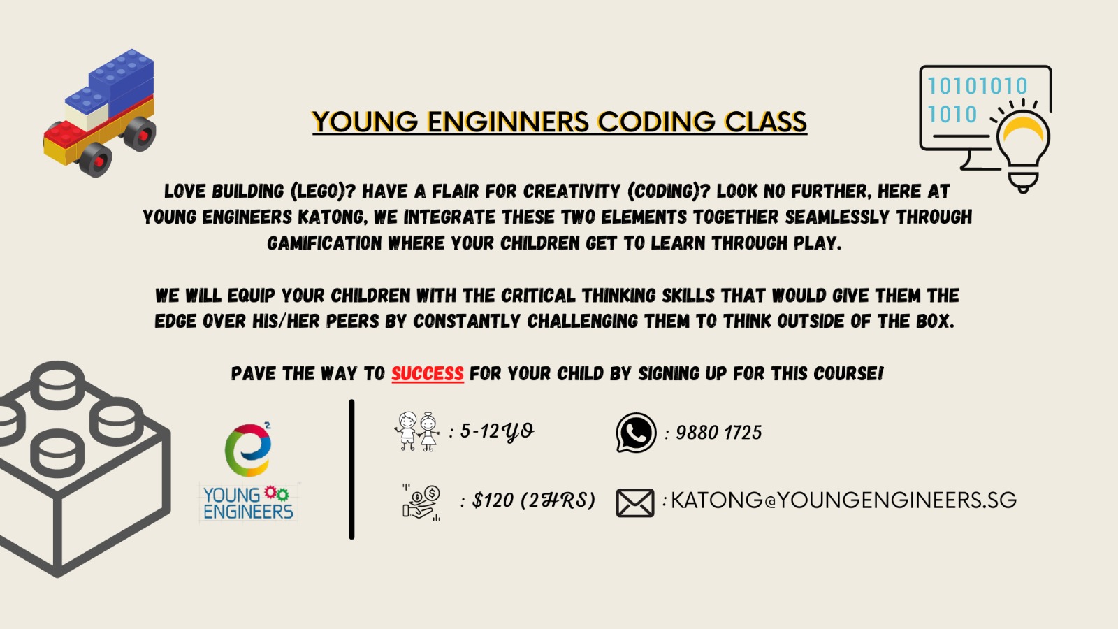 Young Engineer Katong Dec Holiday Workshop