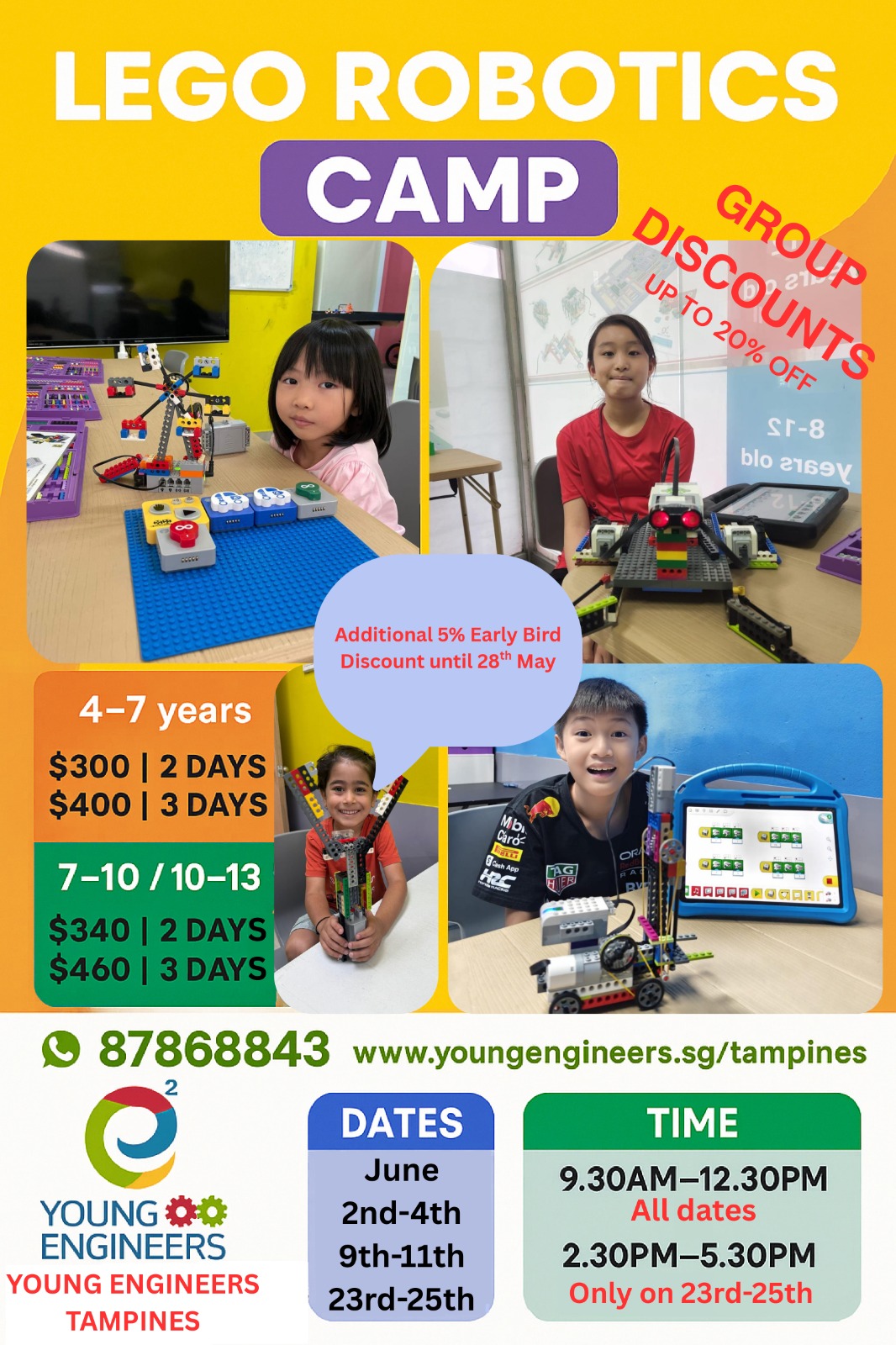 Young Engineers Tampines June 2026 Holiday Workshop